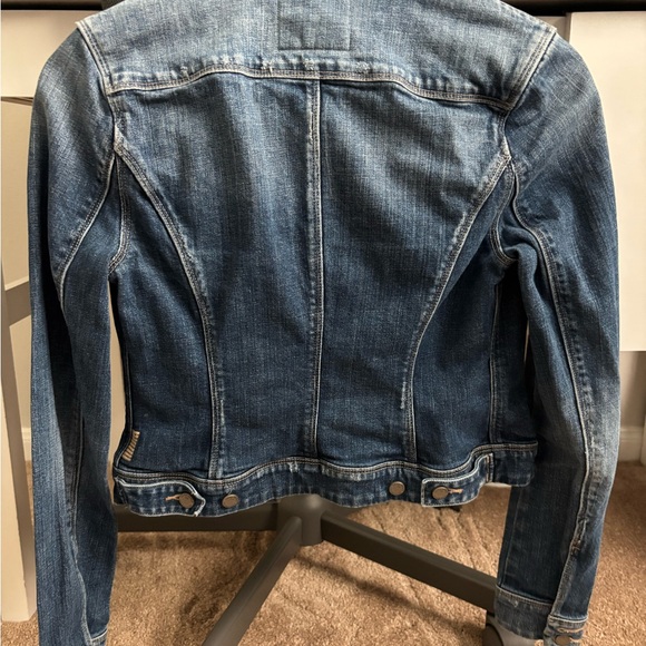 Paige Distressed Blue Jean Denim Jacket Size Small - Picture 3 of 8